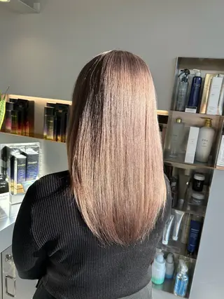 セミロング 小柳 駿のヘアスタイル