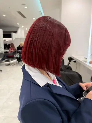 カラー *トレンド韓国スタイ ル🇰🇷モデル募集のヘアスタイル