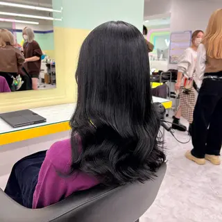 セミロング カラー ヘアアレンジ mai🍑暖色カラー /レイヤー💖のヘアスタイル