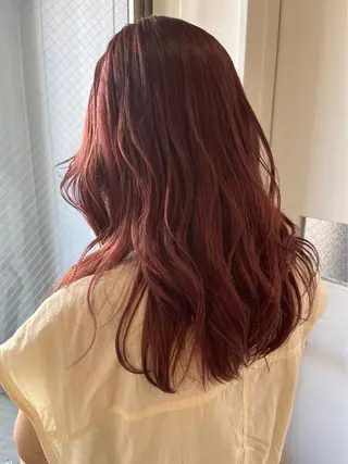 ミディアム カラー パーマ ヘアアレンジ キッズ ネイル マツエク・マツパ レイヤー縮毛矯正 ささきすずね💗のヘアスタイル