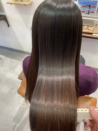 ロング カラー 髪質改善アンジュール かのんのヘアスタイル