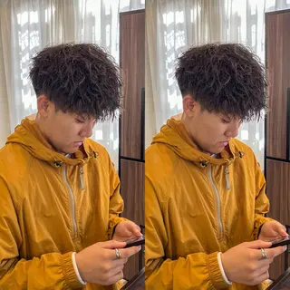 ミディアム alma 後藤 遼斗のヘアスタイル