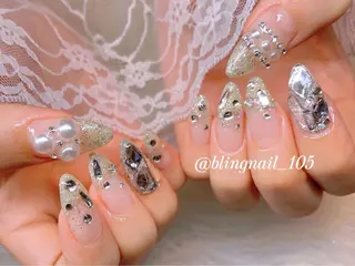 ネイル 23時まで❤︎韓国、 ワンホンネイルのネイルデザイン