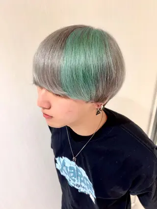 ショート カラー メンズ 銀座/カラー 🎀momo🎀のヘアスタイル
