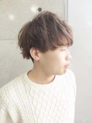 ショート ミディアム カラー パーマ SUNNY GRACEのヘアスタイル