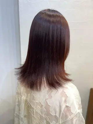 セミロング 銀座/レイヤーカット 🩵三浦紗弓🩵のヘアスタイル