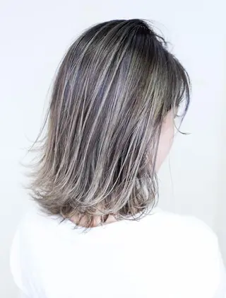 ミディアム カラー メンズヘア特化 崎田 成人のヘアスタイル