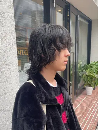 パーマ メンズ 守屋裕太/カット /パーマ/カラーのヘアスタイル