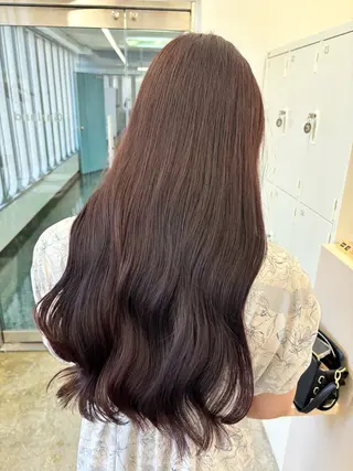 ロング カラー 肌に馴染むカラー 梅田・増田のヘアスタイル