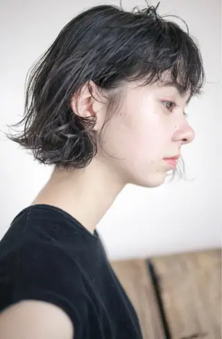 ミディアム パーマ つくばUtooe's 副店長　寺沢颯のヘアスタイル