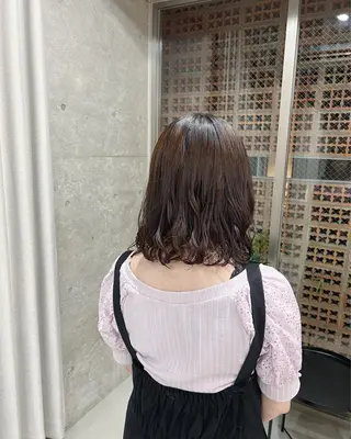 パーマ ボブパーマコテ巻き風 パーマNo1深江秀平のヘアスタイル