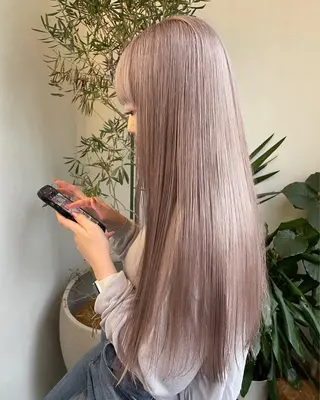 ロング カラー エクステ/大人可愛い カラー🩷RINAのヘアスタイル