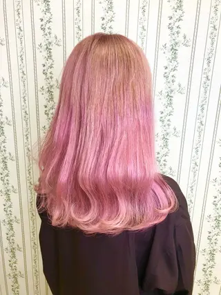 セミロング カラー LOOP hairのヘアスタイル