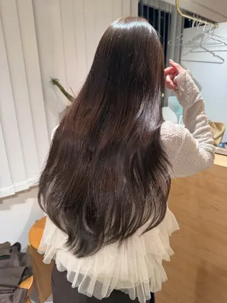 ロング カラー knock な お 烏丸御池のヘアスタイル