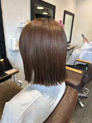 ミディアム こやなぎ れいなのヘアスタイル