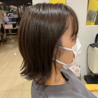 ミディアム カラー 斉藤 凜のヘアスタイル