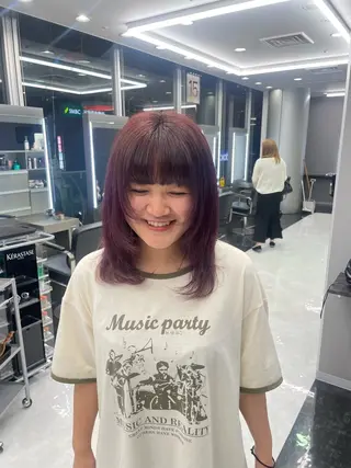 メンズウルフ🐺♡ ブリーチ♡ヘアメ🎀のヘアスタイル