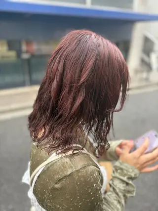 ミディアム ラゾアミスタ🕊 さとう ななほのヘアスタイル