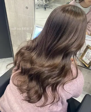 ミディアム カラー ヘアアレンジ 最新艶髪トレンド¦ ヘア¦miyu🐒♡のヘアスタイル