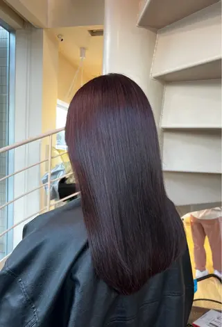 カラー 安藤 暁のヘアスタイル
