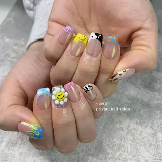 ネイル AERA nail shino🐱⸝꙳のネイルデザイン