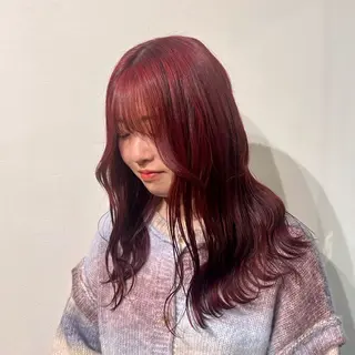 ロング カラー 𝙎𝙚𝙞𝙧𝙖 ☆カット/パーマのヘアスタイル
