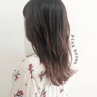 セミロング カラー お洒落パーマ/ 艶カラー/michiのヘアスタイル