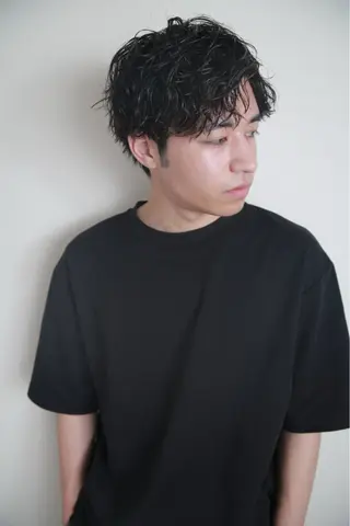 ミディアム メンズ モデル募集 神田梨世🪼のヘアスタイル