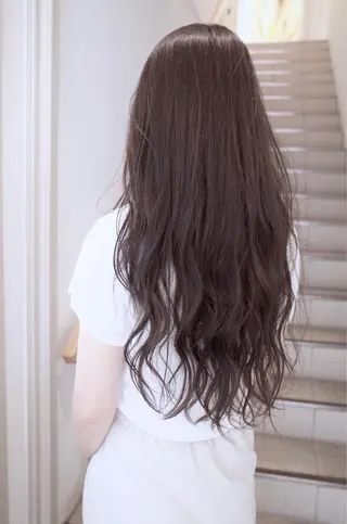 ロング カラー 当日予約🆗✂︎ ウエモト　タクのヘアスタイル