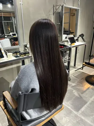 ロング カラー 透明感♥韓国ヘア HINAのヘアスタイル