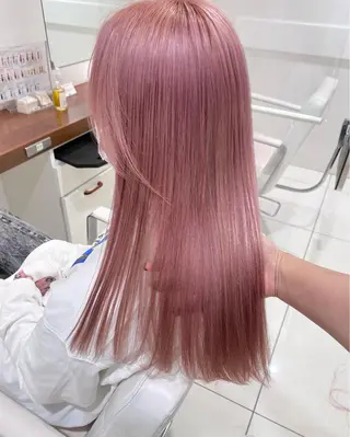 ロング カラー ウルフカット ハッシュカット/七海のヘアスタイル