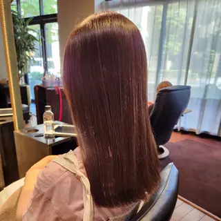 セミロング ハヤシ マユ ✂ 府中美容室のヘアスタイル
