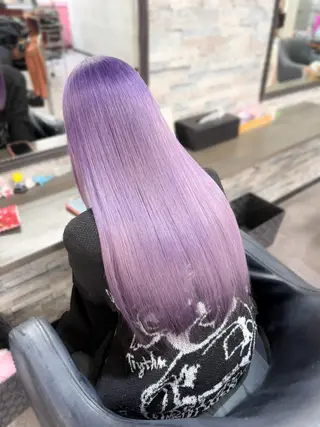 ロング カラー ハイトーンエクステ 🎩カズキ🎩のヘアスタイル