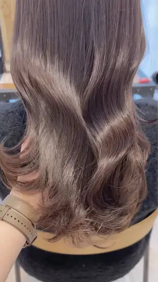 ミディアム 透明感カラー🌿/ 髪質改善カラー/カナのヘアスタイル
