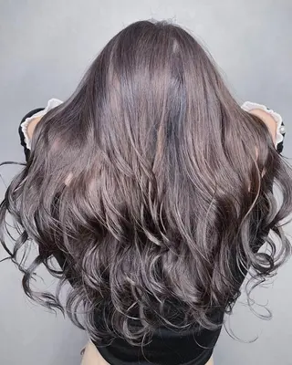 ロング カラー パーマ ヘアアレンジ メンズ キッズ ネイル マツエク・マツパ 新宿駅近♡友達とOK 🦋W -ワット -のヘアスタイル