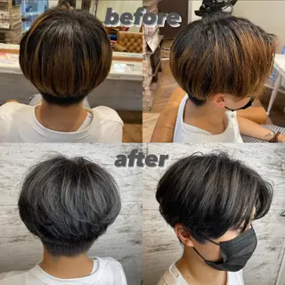 メンズ ☆レディースショート ☆吉崎☆のヘアスタイル