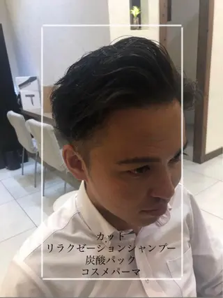 パーマ メンズ 縮毛矯正/髪質改善/ 艶髪ササキナツミのヘアスタイル