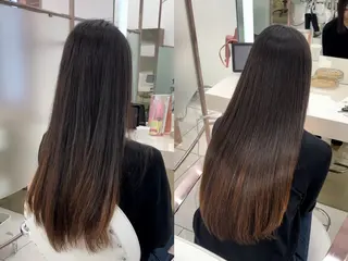 ロング パーマ 《期間限定無料》 レイヤーカット✂️のヘアスタイル