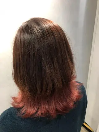 ミディアム カラー 江畑 匠 新宿三丁目 徒歩30秒⭐️のヘアスタイル