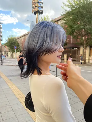 セミロング カラー “ミニモ最高評価獲得 “代表"Kohei"のヘアスタイル