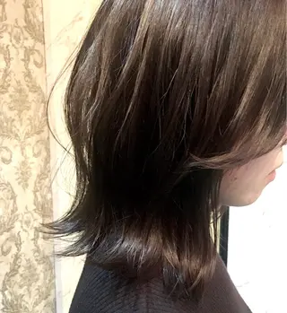 ミディアム 🗝髪質改善×カット 🪄Ji_yeongのヘアスタイル