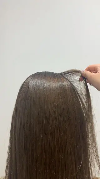ミディアム カラー ボブ/美髪矯正 /佐藤　奈巳のヘアスタイル