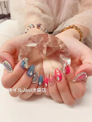 セミロング ネイルJaol 池袋のネイルデザイン