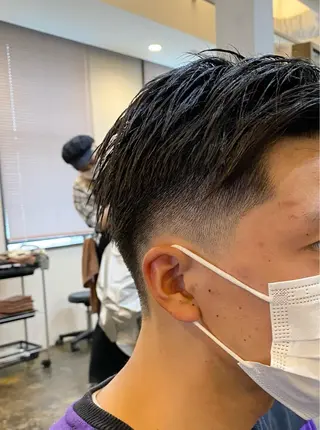 ショート メンズ 髪質改善推し 巽のヘアスタイル