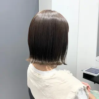 ショート カラー ショートボブ/ママ 美容師/中川ゆみかのヘアスタイル