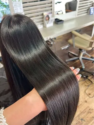 ロング カラー パーマ 💎髪質改善専門 jewel boxのヘアスタイル