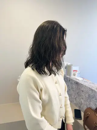 ミディアム カラー 🌼透明感艶カラー オリーブ🌼河村咲のヘアスタイル