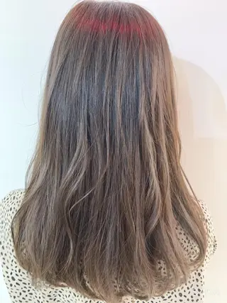 セミロング カラー なりたいが叶う ながしまじゅんきのヘアスタイル