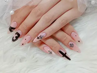 ネイル Hana Bloom Nail💜Akiのネイルデザイン