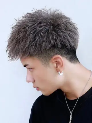 ショート メンズ 透明感・艶感 小坂隼斗のヘアスタイル